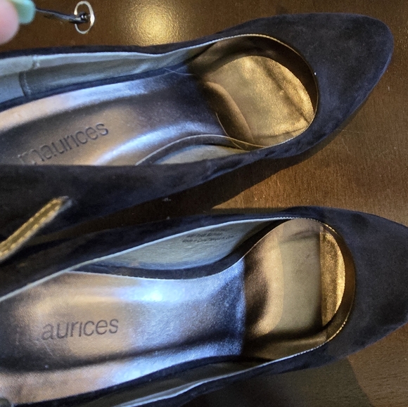 Maurice's size 10 mini platform heels with ankle strap. - Picture 5 of 10